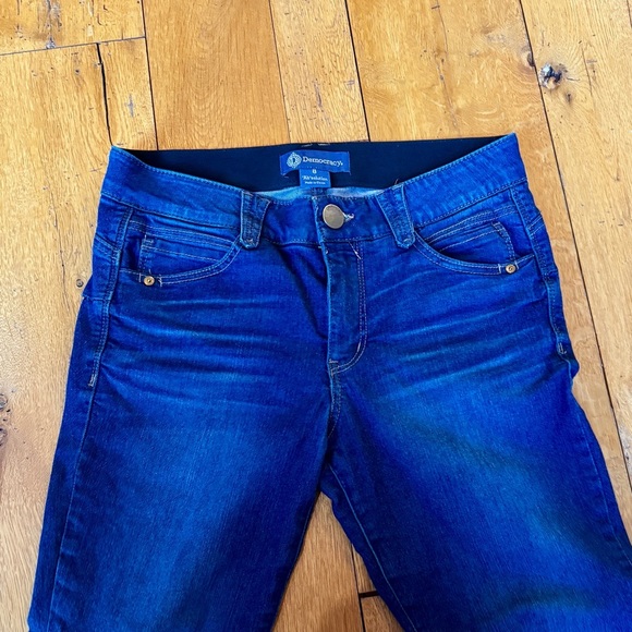 Democracy “Ab”solution blue jeggings woman’s size 8 - Picture 5 of 8